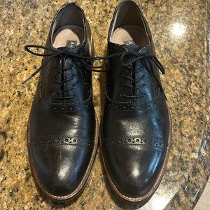 Aston Grey Osaka Black Leather Dress Shoes Men’s size 9